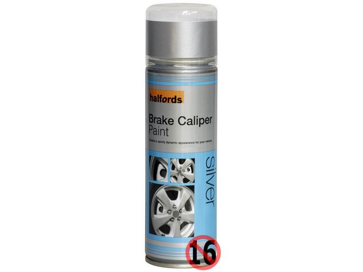 Halfords Brake Caliper Spray Paint Silver 300ml