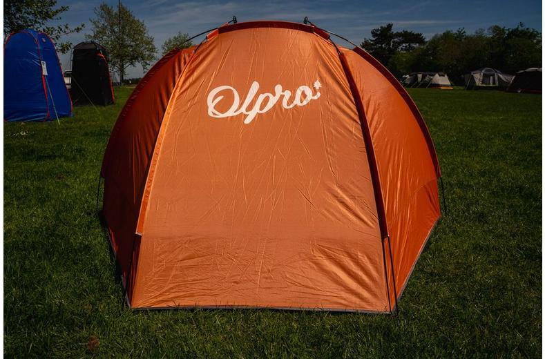 Olpro 3-4 Person Beach Tent (Orange) Olpro 3-4 Person Beach Tent (Orange)