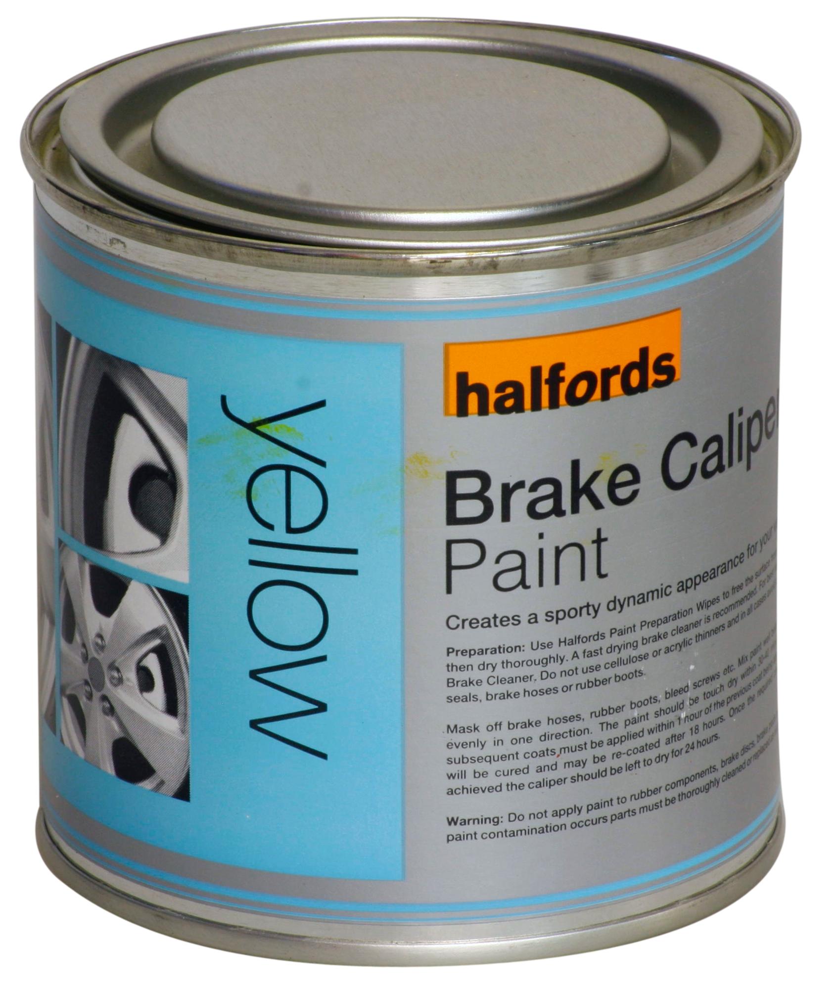 Halfords Brake Caliper Paint Yellow 250ml Halfords UK
