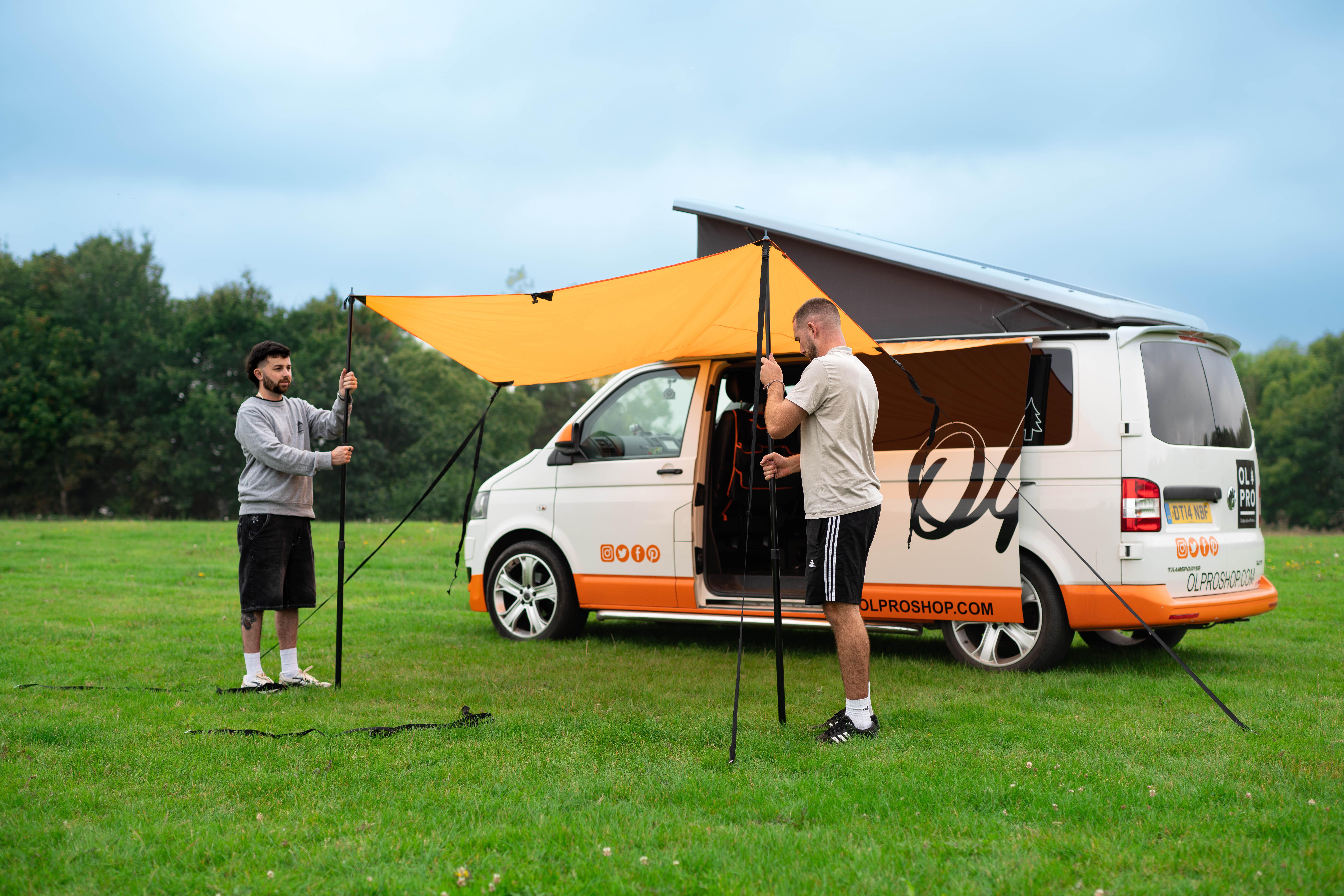 Rectangle Canopy/Shade (Orange)
