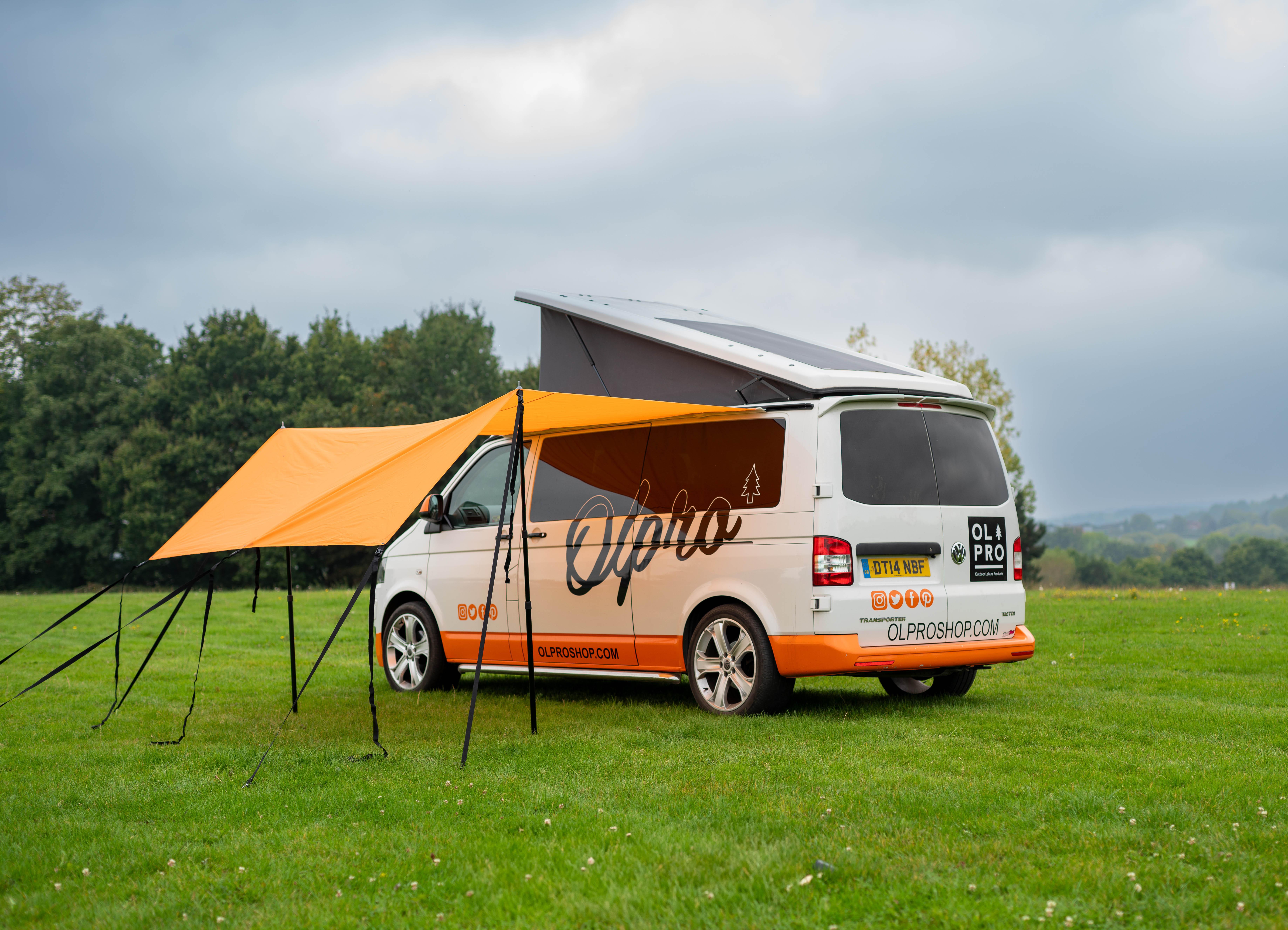 Rectangle Canopy/Shade (Orange)