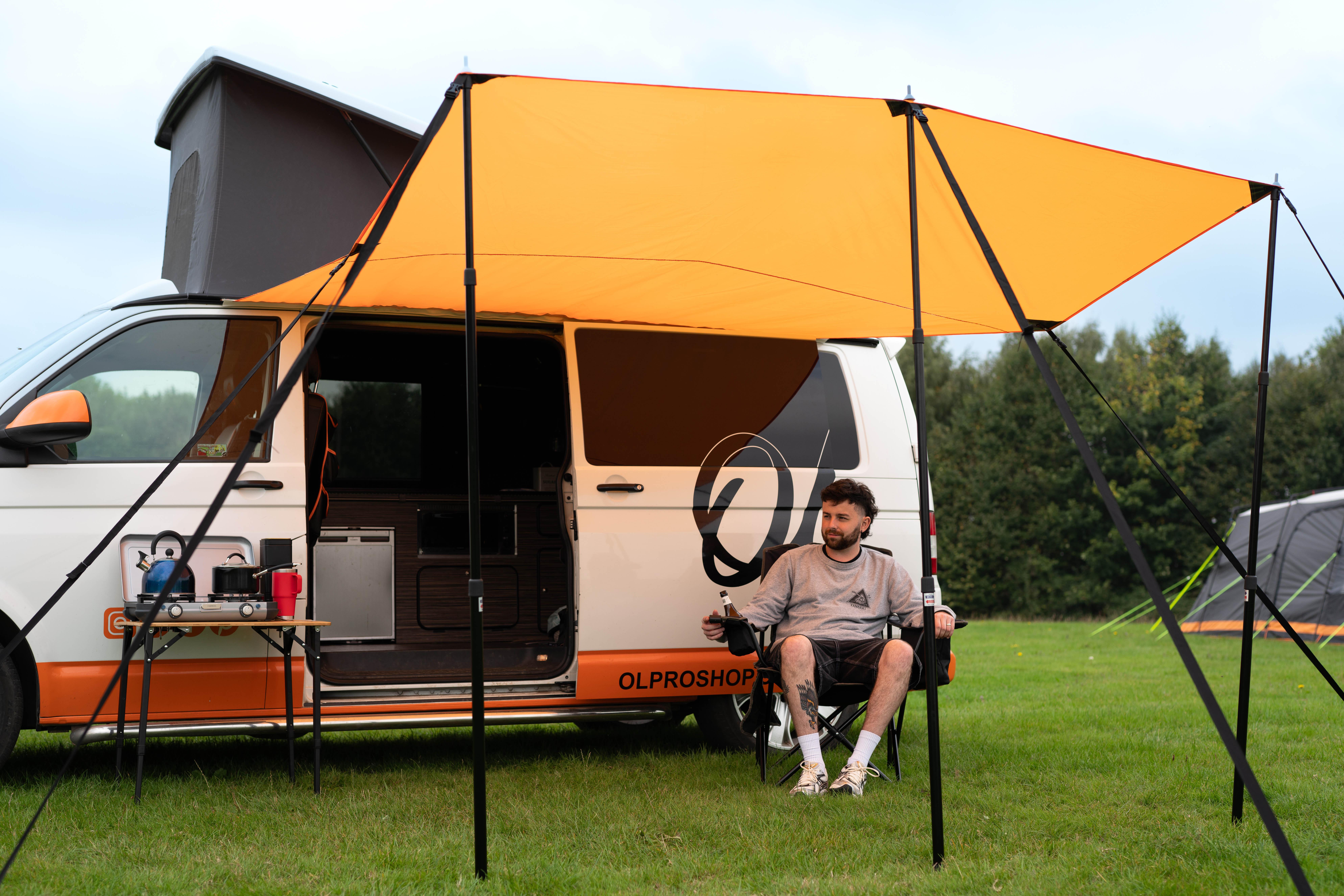 Rectangle Canopy/Shade (Orange)