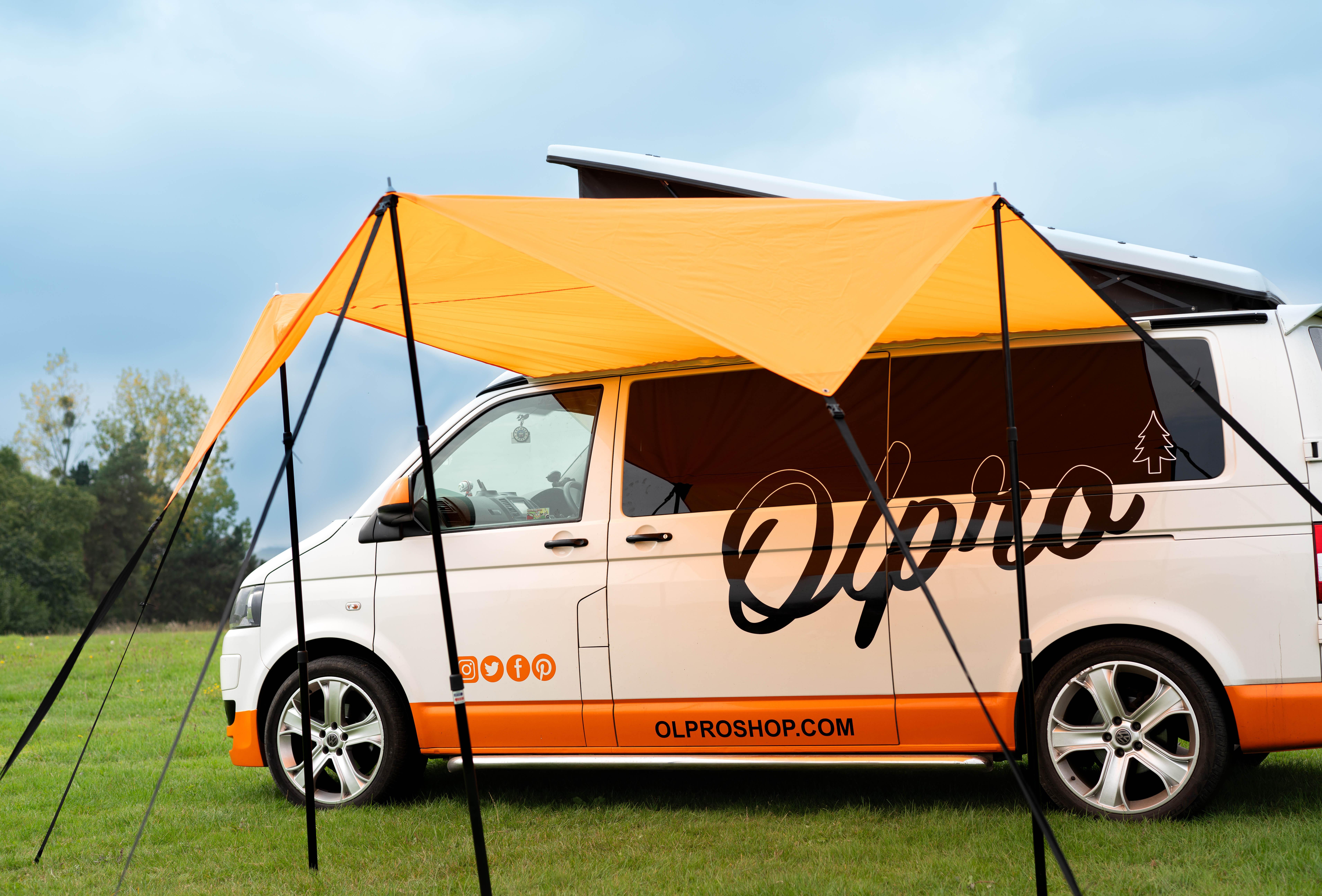Rectangle Canopy/Shade (Orange)