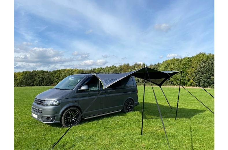 Modern Shade Canopy (Charcoal & Lime) Modern Shade Canopy (Charcoal & Lime)