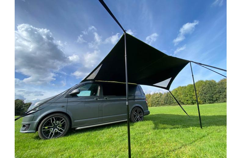 Modern Shade Canopy (Charcoal & Lime) Modern Shade Canopy (Charcoal & Lime)