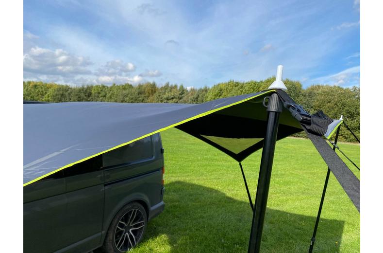 Modern Shade Canopy (Charcoal & Lime) Modern Shade Canopy (Charcoal & Lime)