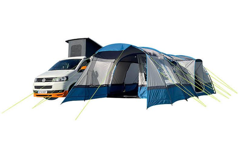 Olpro Cocoon v2 5 Person Campervan awning (Fibreglass Poles) Olpro Cocoon v2 5 Person Campervan awning (Fibreglass Poles)