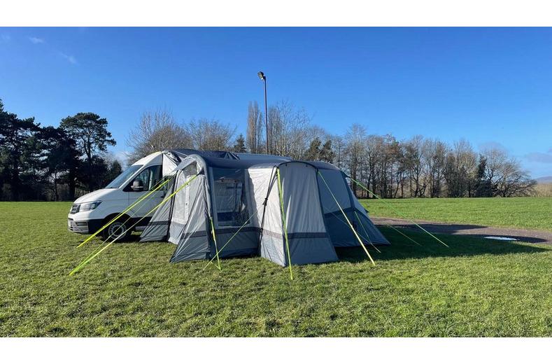 Olpro Cocoon Breeze XL v2 5 Person Motorhome Awning (Grey) Olpro Cocoon Breeze XL v2 5 Person Motorhome Awning (Grey)