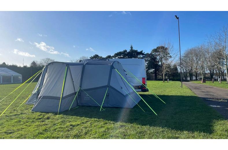 Olpro Cocoon Breeze XL v2 5 Person Motorhome Awning (Grey) Olpro Cocoon Breeze XL v2 5 Person Motorhome Awning (Grey)