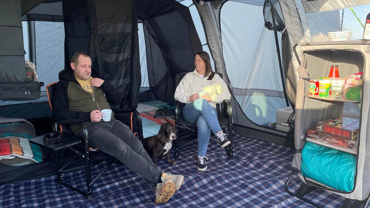 Olpro Cocoon Breeze XL v2 5 Person Motorhome Awning (Grey) 