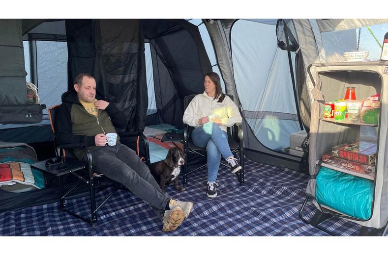 Olpro Cocoon Breeze XL v2 5 Person Motorhome Awning (Grey) Olpro Cocoon Breeze XL v2 5 Person Motorhome Awning (Grey)