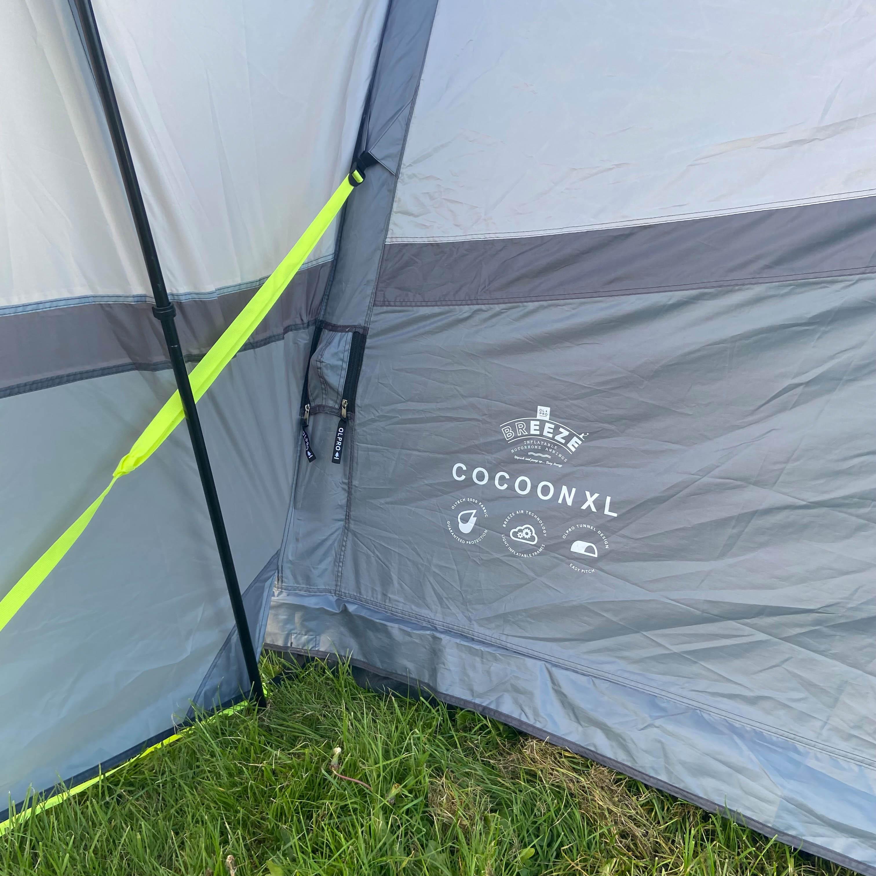 Olpro Cocoon Breeze XL v2 5 Person Motorhome Awning (Grey)