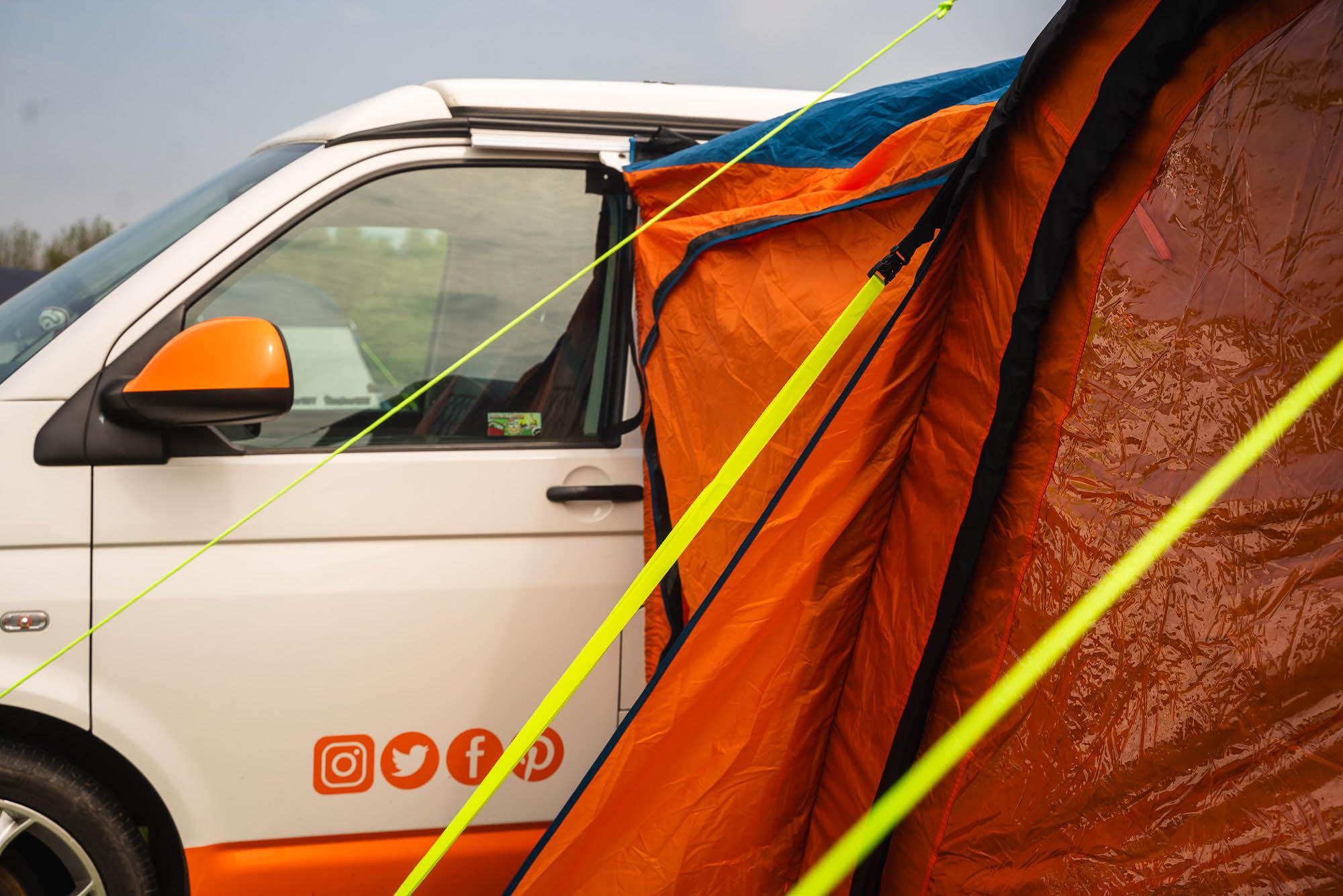 Cocoon Breeze v2 Campervan Awning   (Orange/ Grey)
