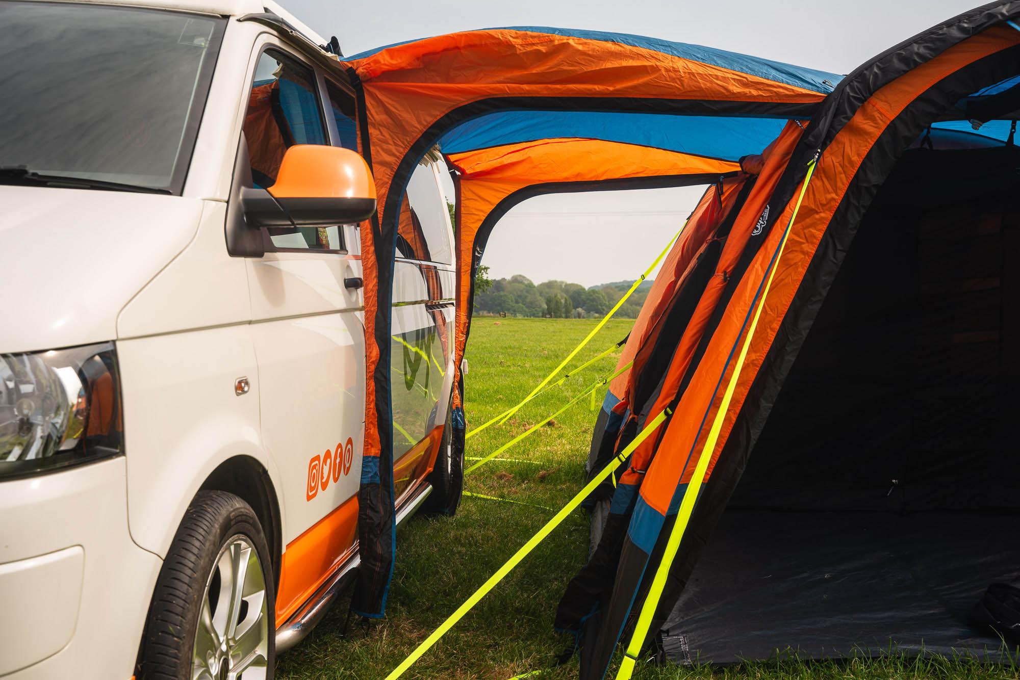 Cocoon Breeze v2 Campervan Awning   (Orange/ Grey)