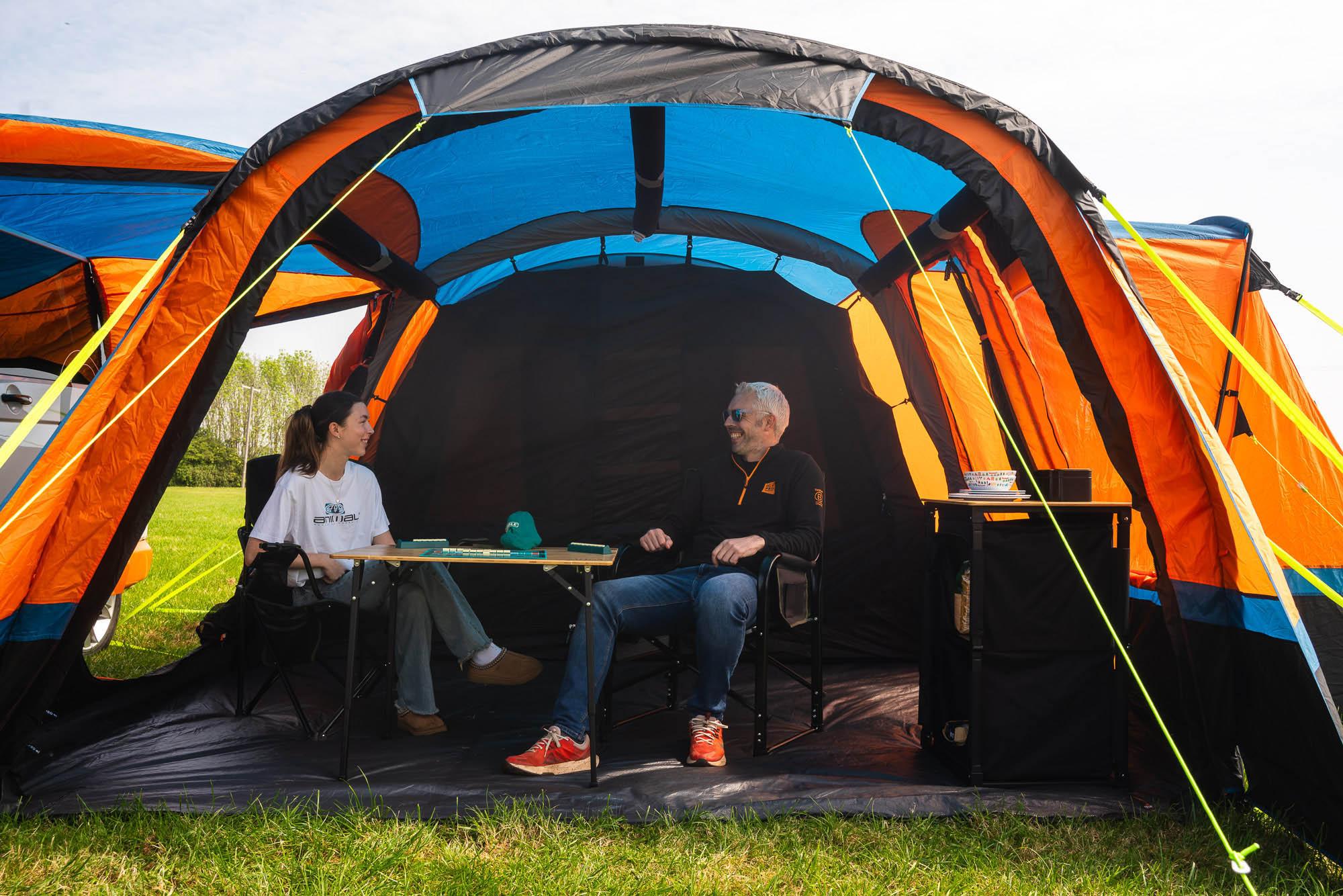 Cocoon Breeze v2 Campervan Awning   (Orange/ Grey)