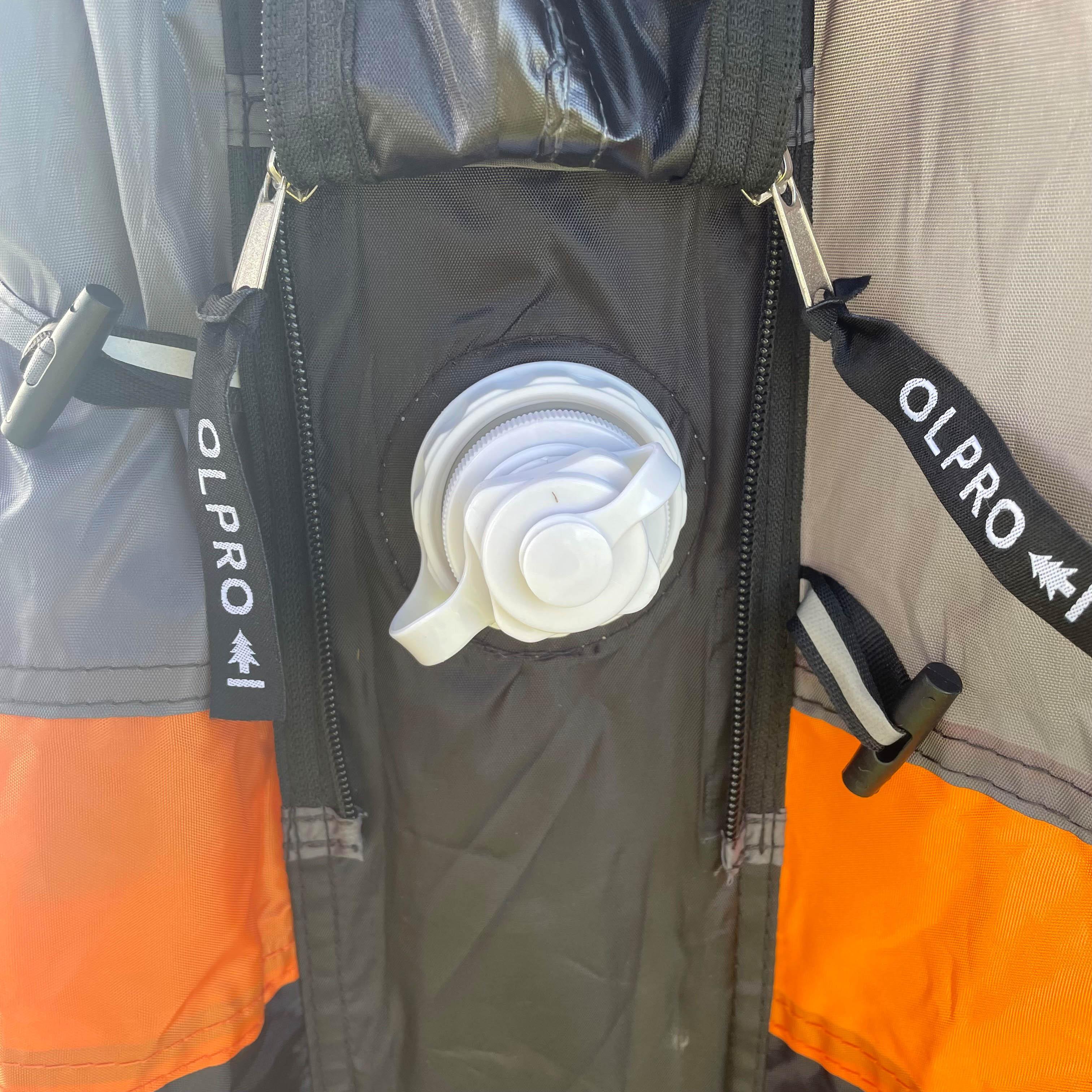 Loopo Breeze v2 Campervan Awning (Charcoal/Orange )