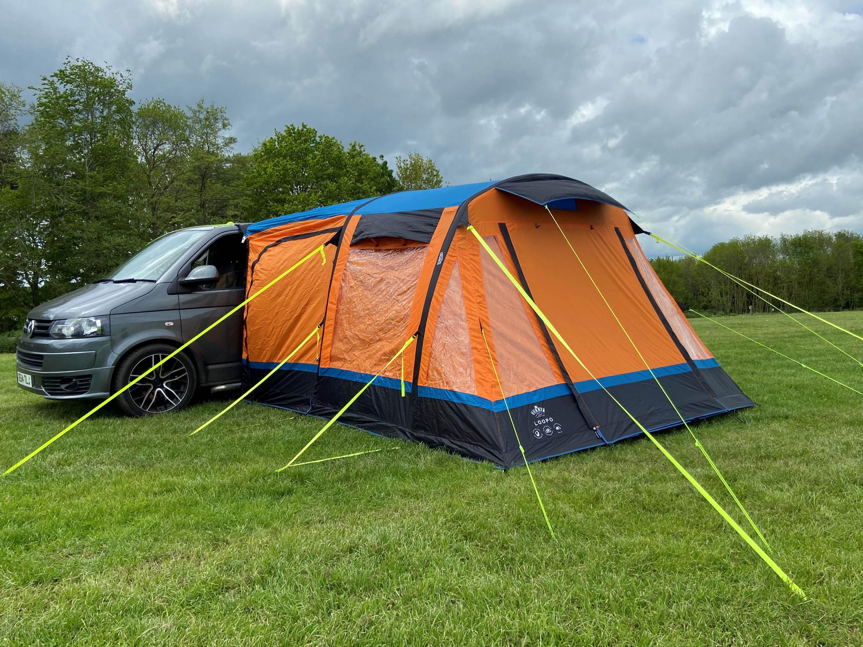Loopo Breeze v2 Campervan Awning  (Orange/ Grey)