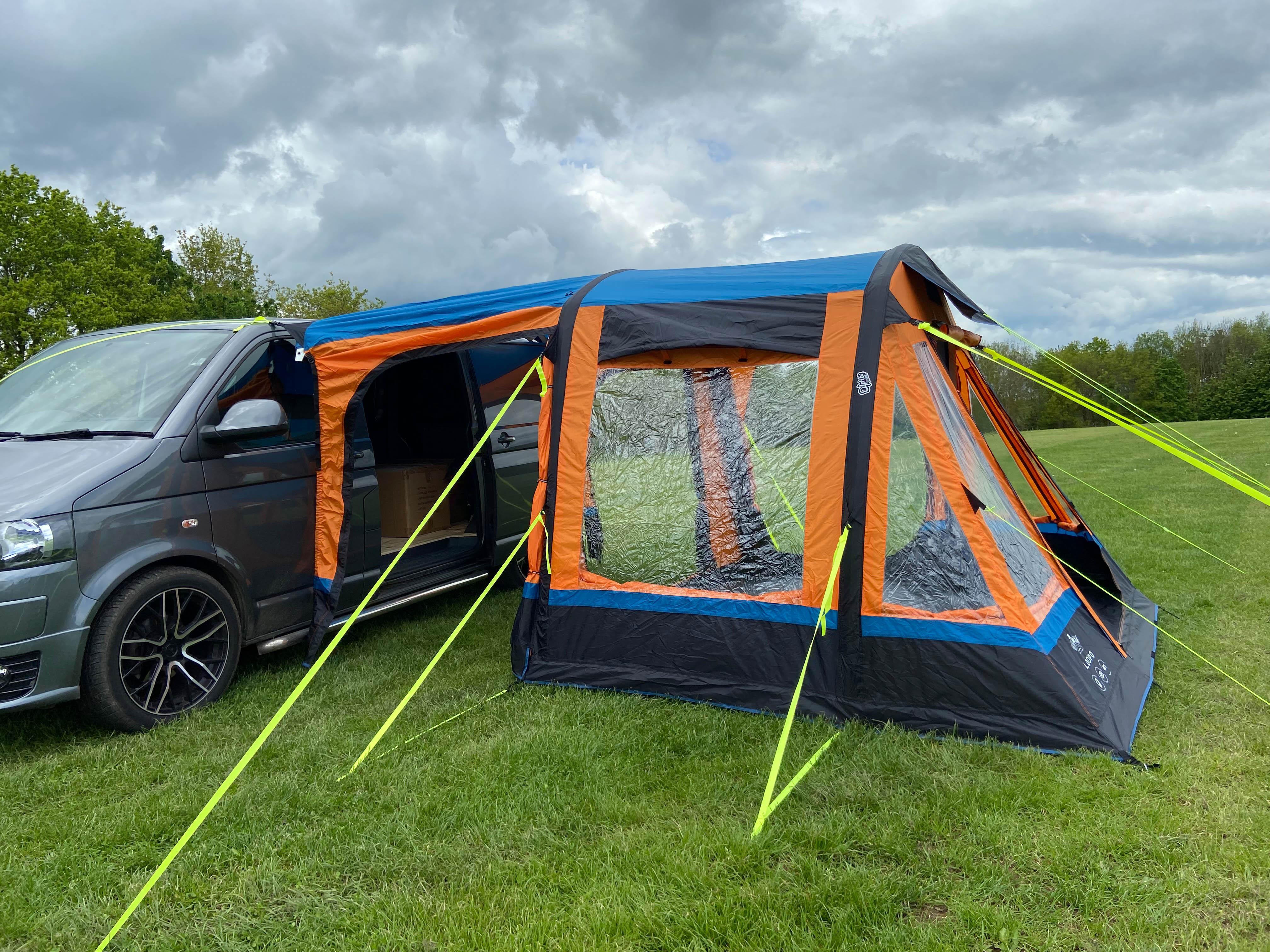 Loopo Breeze v2 Campervan Awning  (Orange/ Grey)