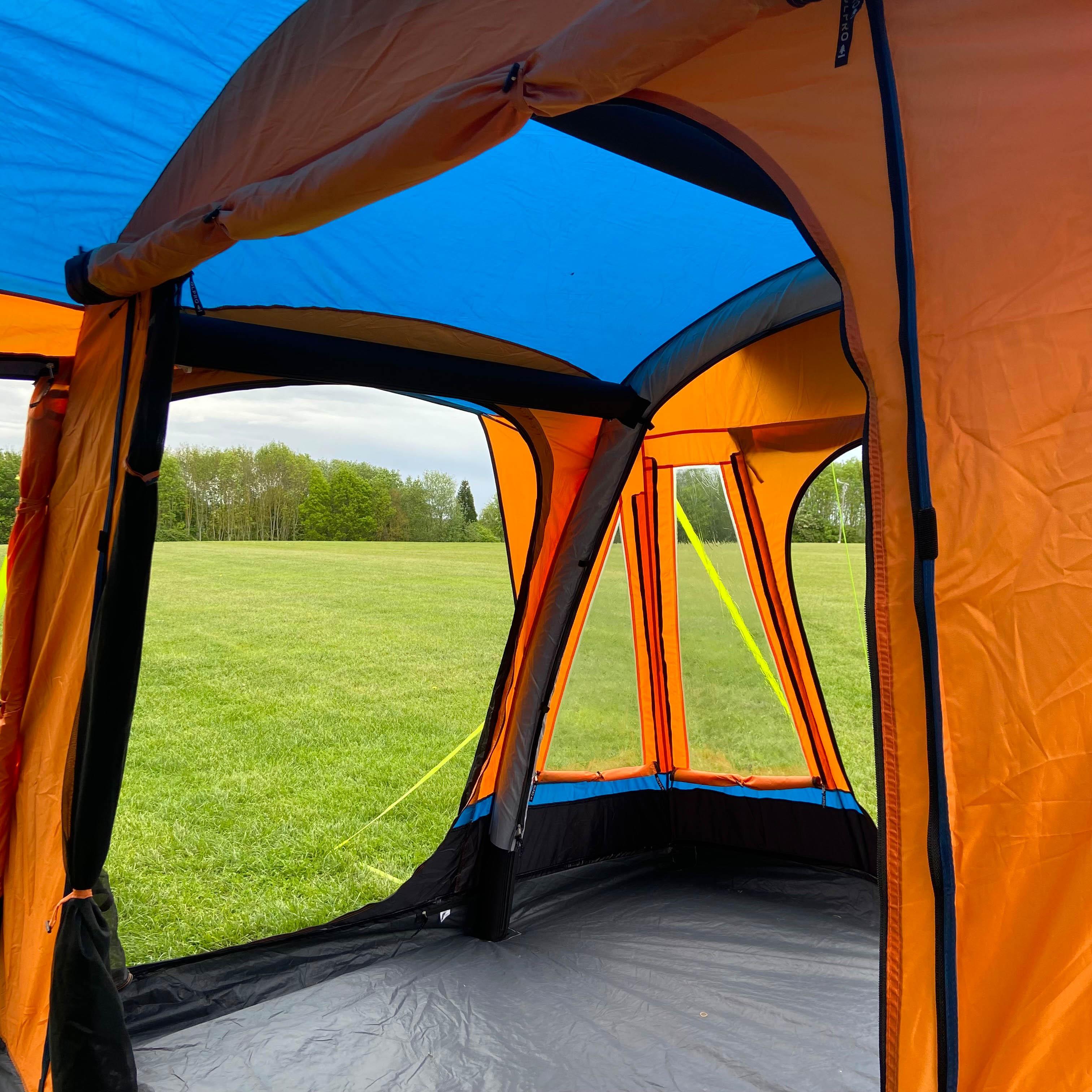 Loopo Breeze v2 Campervan Awning  (Orange/ Grey)