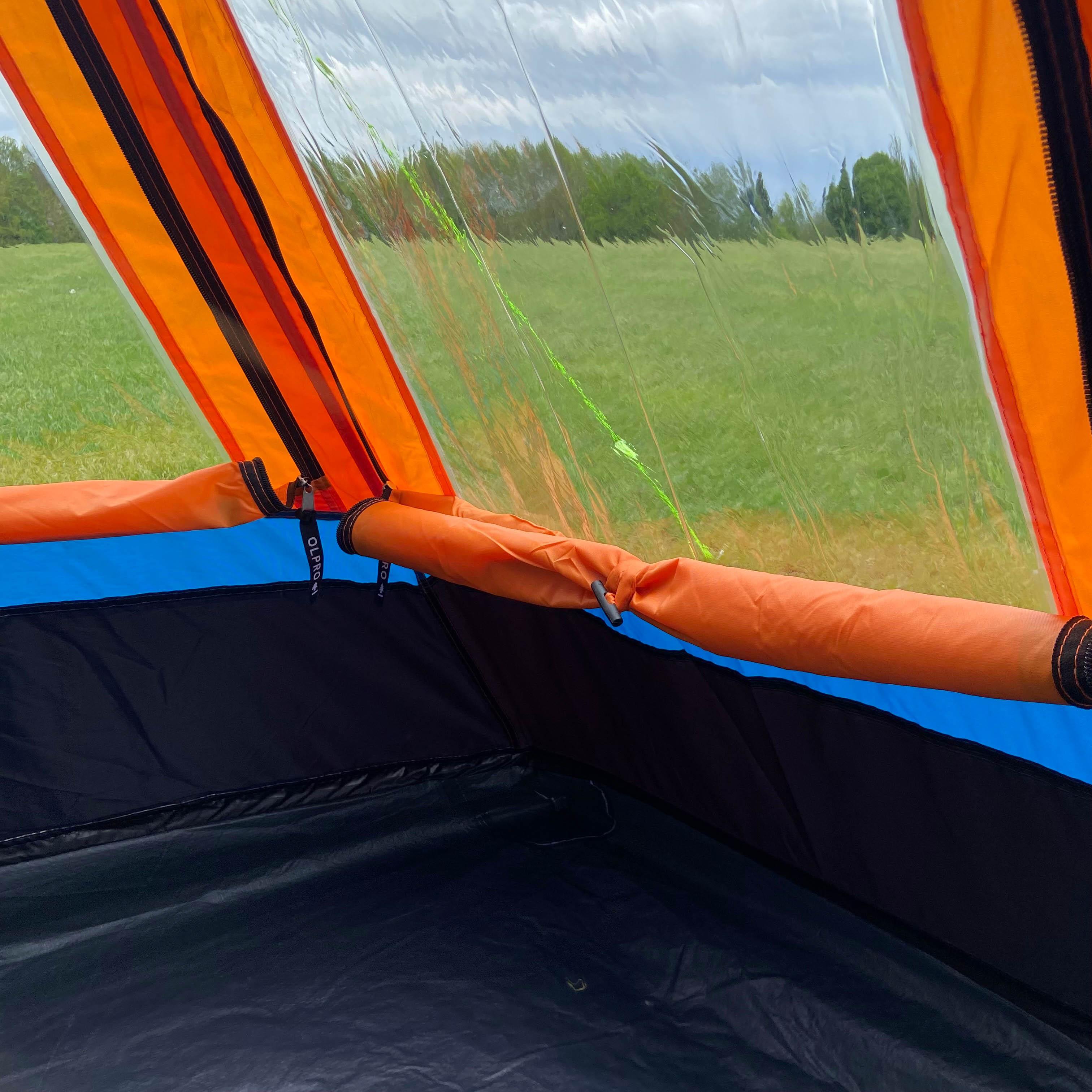 Loopo Breeze v2 Campervan Awning  (Orange/ Grey)