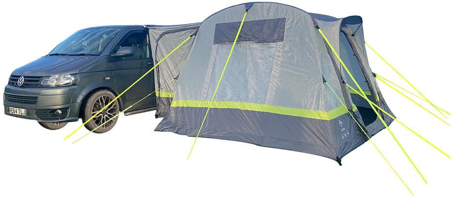 Cubo Breeze v2  Campervan Awning (Light Grey/Lime) 