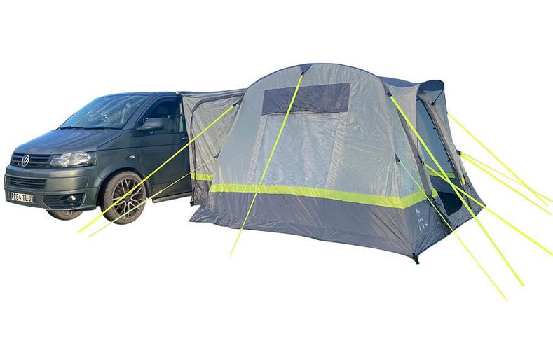 Cubo Breeze v2 Campervan Awning (Light Grey/Lime) Cubo Breeze v2 Campervan Awning (Light Grey/Lime)