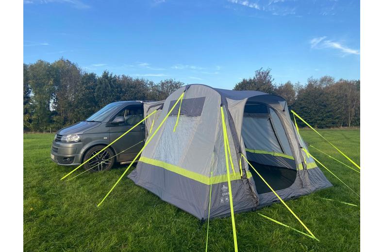 Cubo Breeze v2 Campervan Awning (Light Grey/Lime) Cubo Breeze v2 Campervan Awning (Light Grey/Lime)