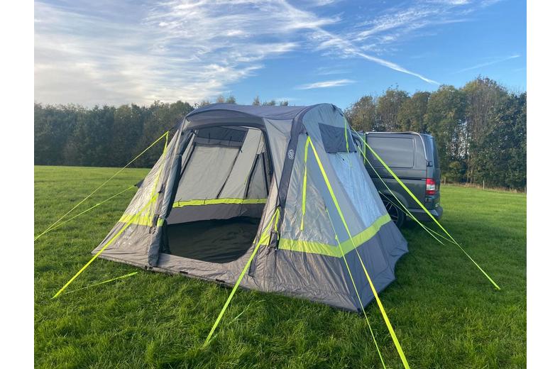 Cubo Breeze v2 Campervan Awning (Light Grey/Lime) Cubo Breeze v2 Campervan Awning (Light Grey/Lime)