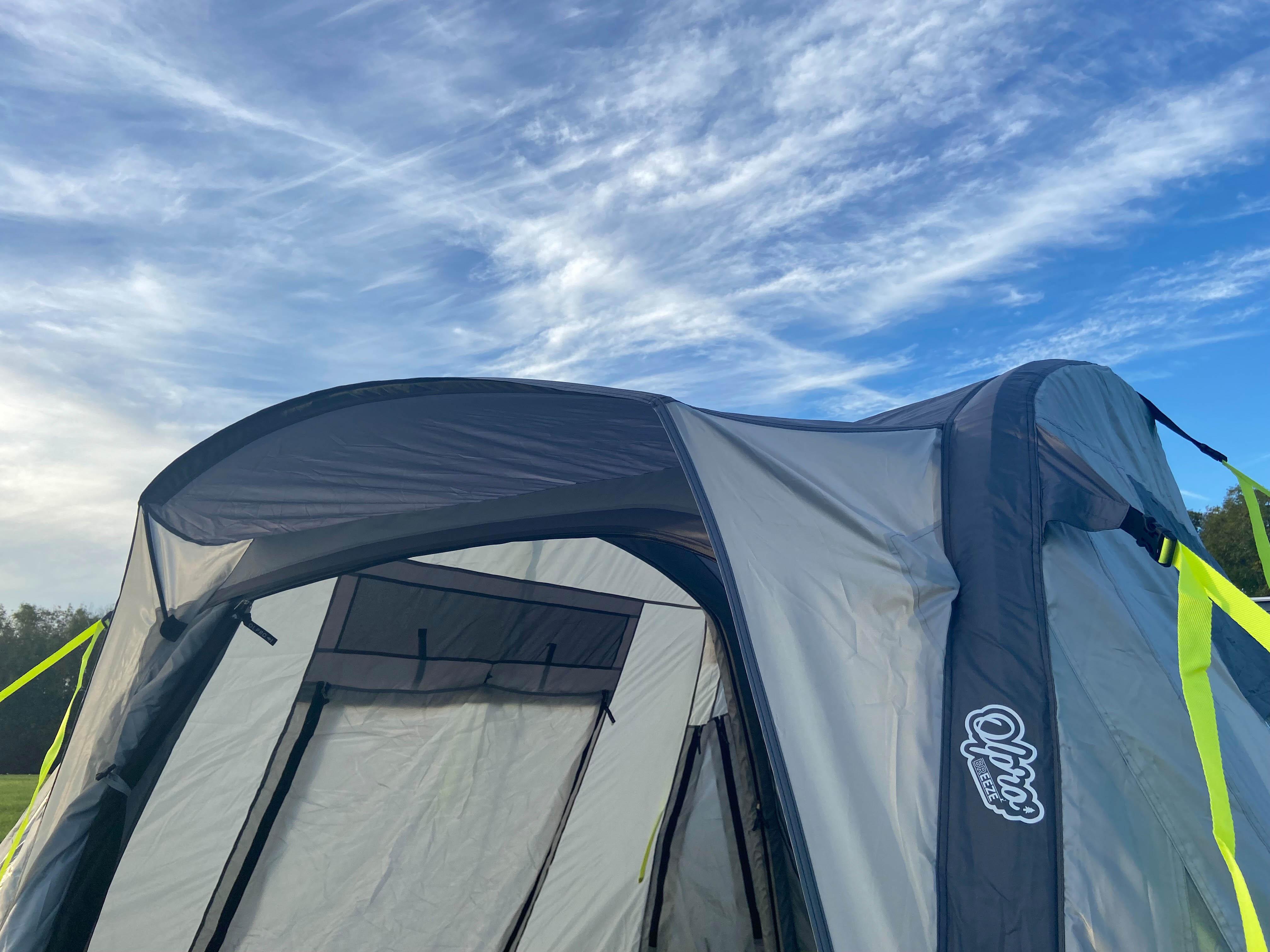 Cubo Breeze v2  Campervan Awning (Light Grey/Lime) 