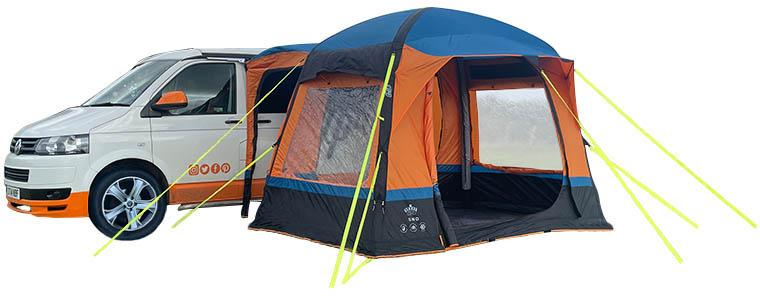 Uno Breeze v2 Campervan Awning Orange