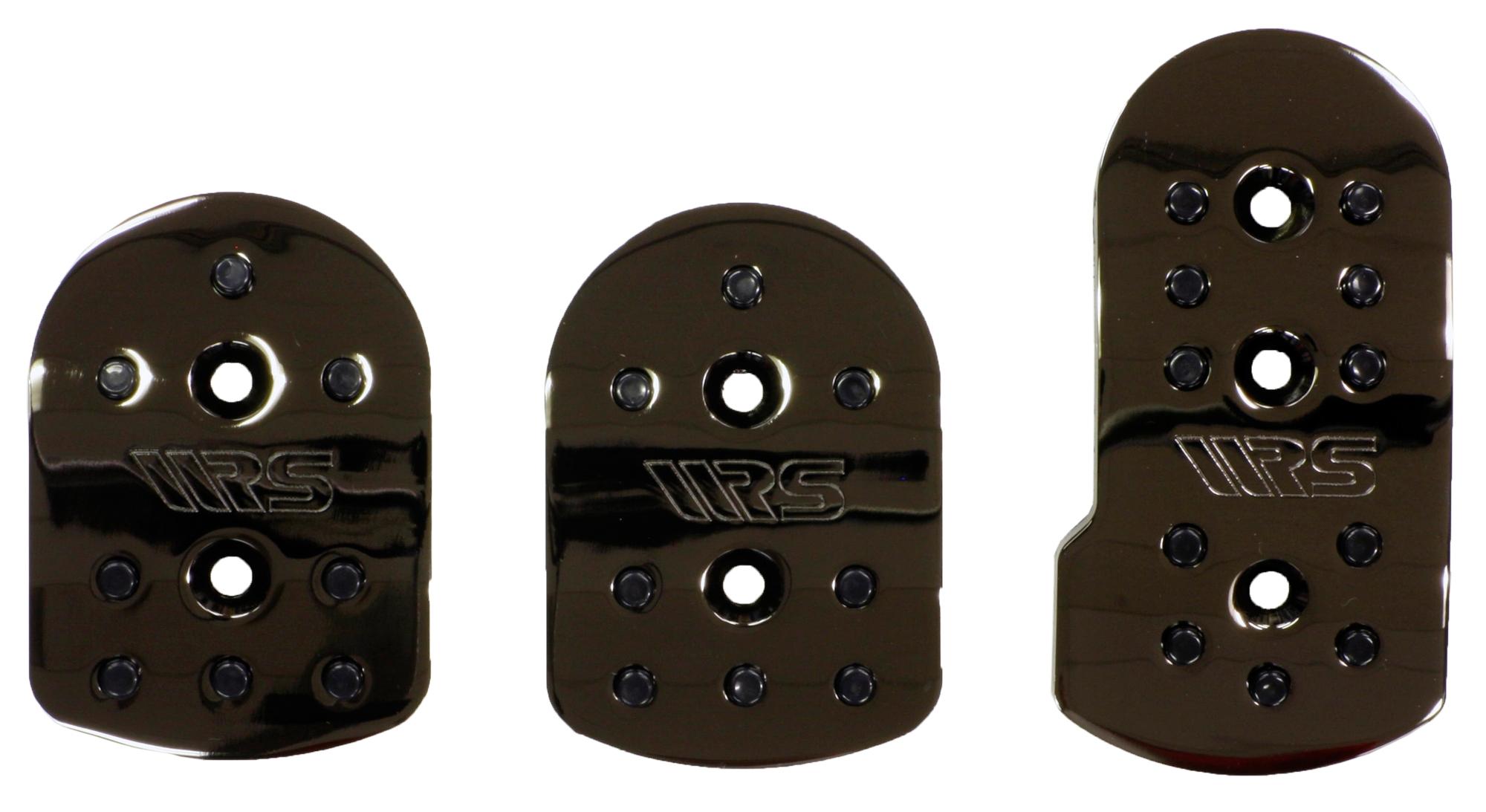 Ripspeed Competition Car Pedal Set - Black Chrome