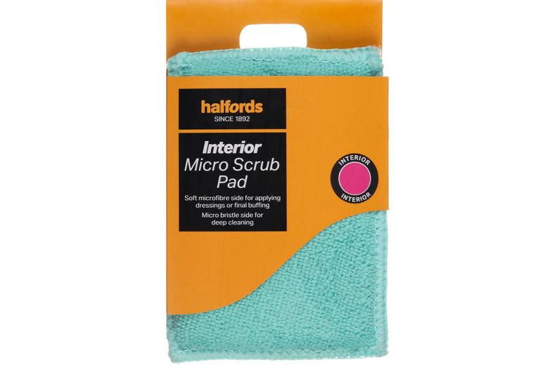 Interior Micro Scrub Pad 1/2 Scrub, 1/2 Microfibre Interior Micro Scrub Pad 1/2 Scrub, 1/2 Microfibre