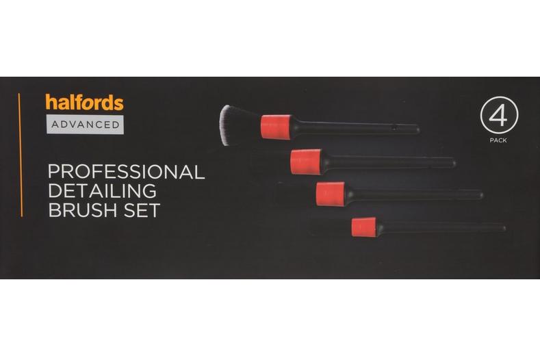 Halfords Advanced Detailing Brush set (4pk) Halfords Advanced Detailing Brush set (4pk)