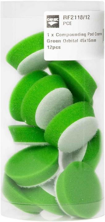 Green Compound Pad 45mm x 12 (Orbital) Box