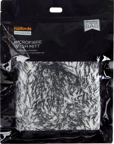 Halfords Advanced Microfibre Wash Mitt Halfords Advanced Microfibre Wash Mitt