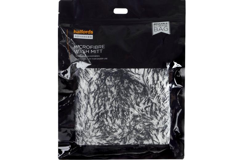 Halfords Advanced Microfibre Wash Mitt Halfords Advanced Microfibre Wash Mitt