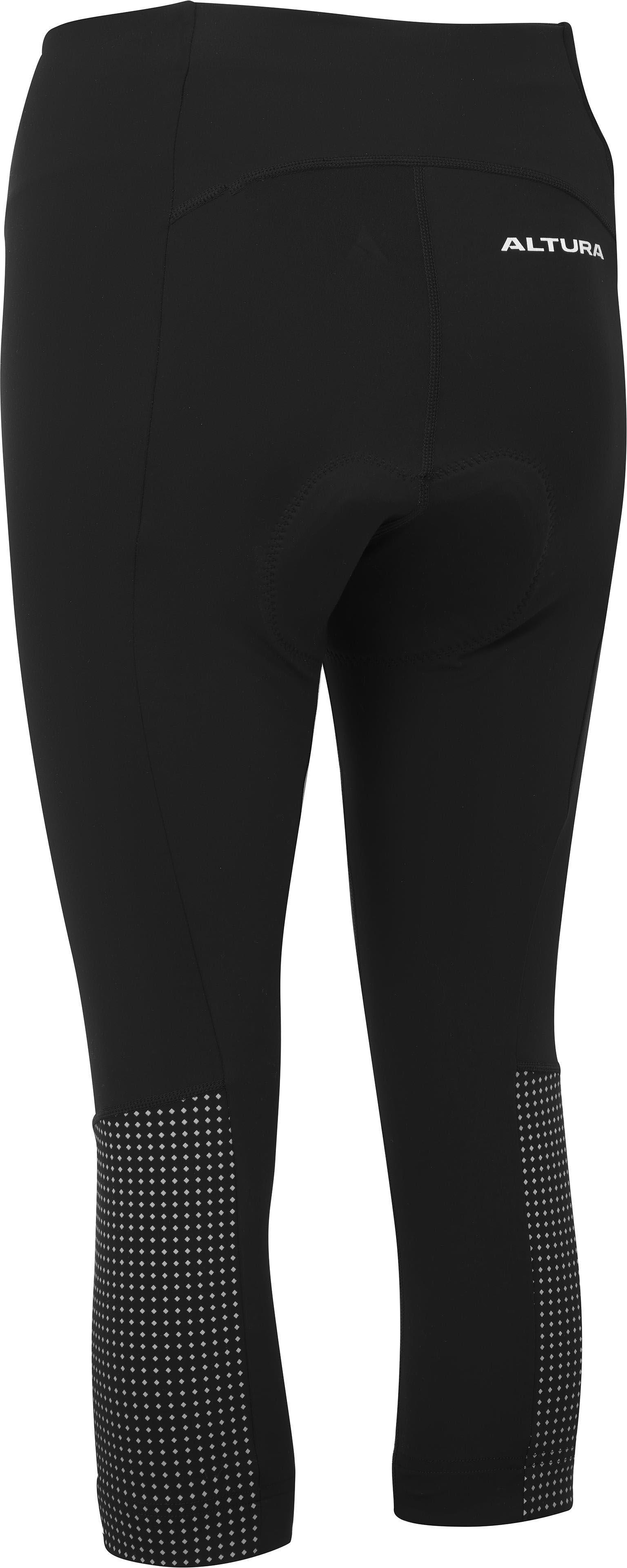 Altura Nightvision 3/4 Women's Tights, Black||Altura Nightvision 3/4 Women's Tights, Black