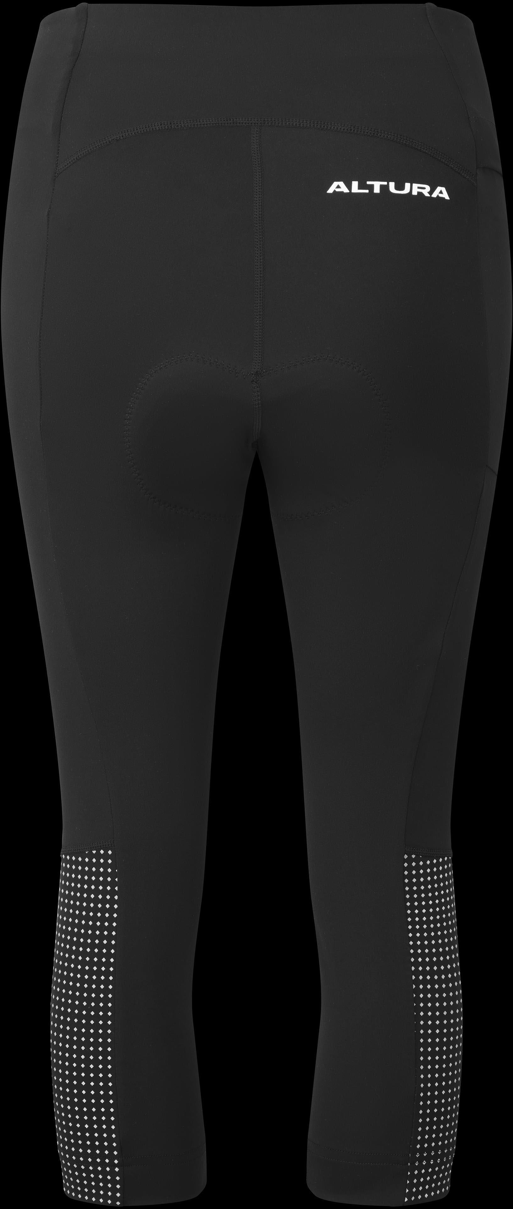 Altura Nightvision 3/4 Women's Tights, Black||Altura Nightvision 3/4 Women's Tights, Black