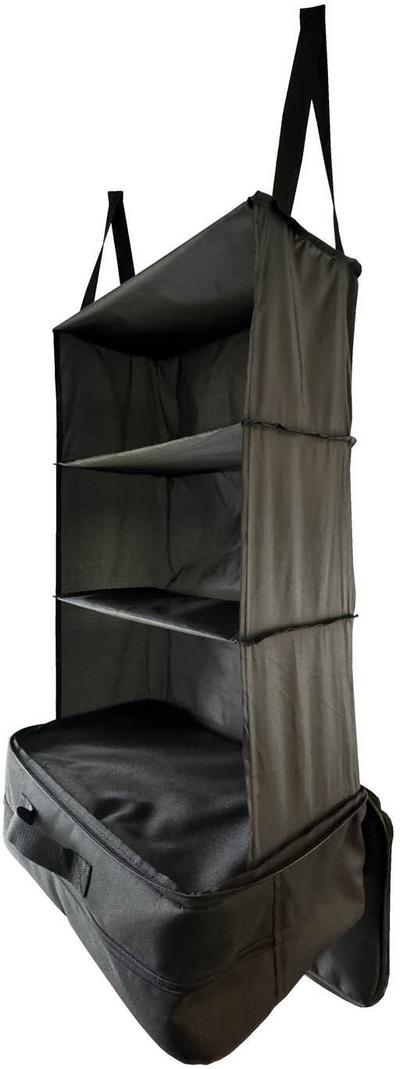 Camping Organiser with Shelves and Storage Bag