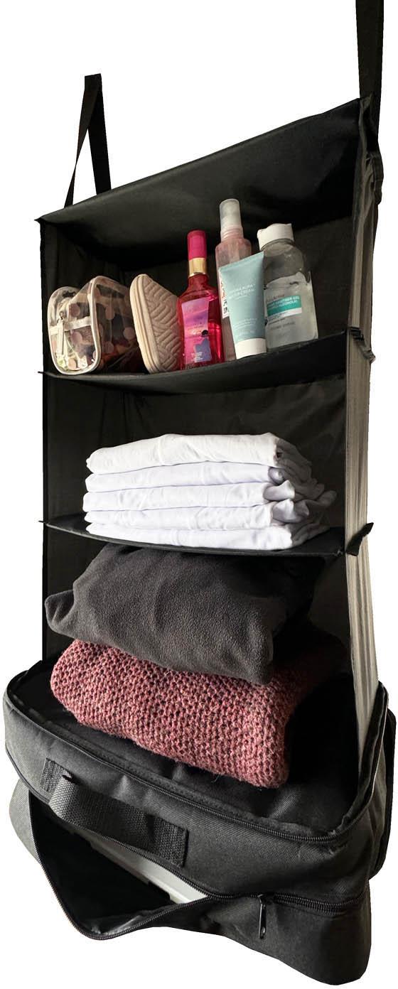 Camping Organiser with Shelves and Storage Bag