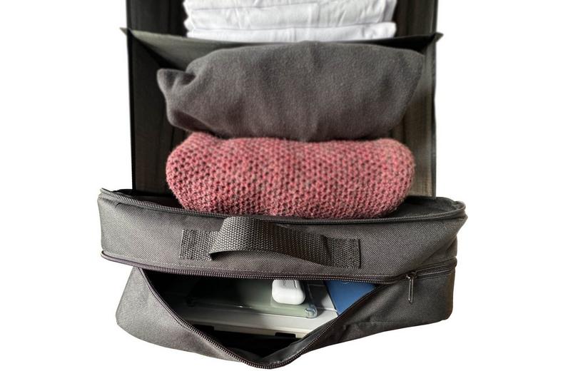 Camping Organiser with Shelves and Storage Bag Camping Organiser with Shelves and Storage Bag