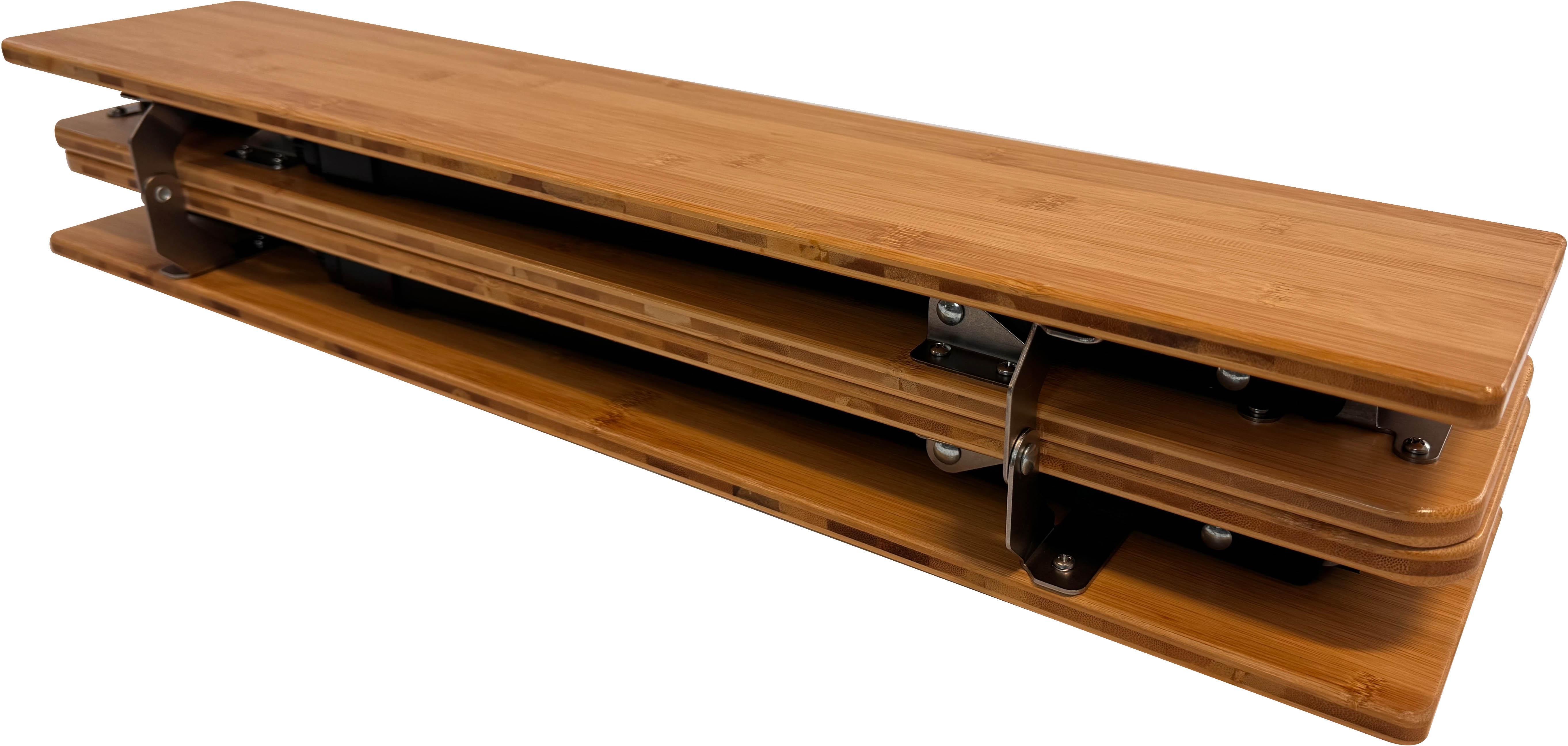 Bamboo Camping Table 4 Folding 65cm x 50cm