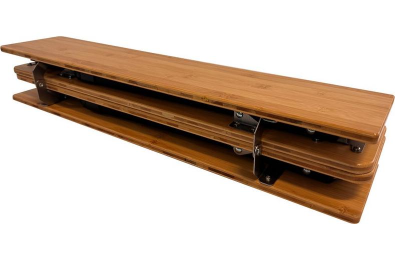 Bamboo Camping Table 4 Folding 65cm x 50cm Bamboo Camping Table 4 Folding 65cm x 50cm