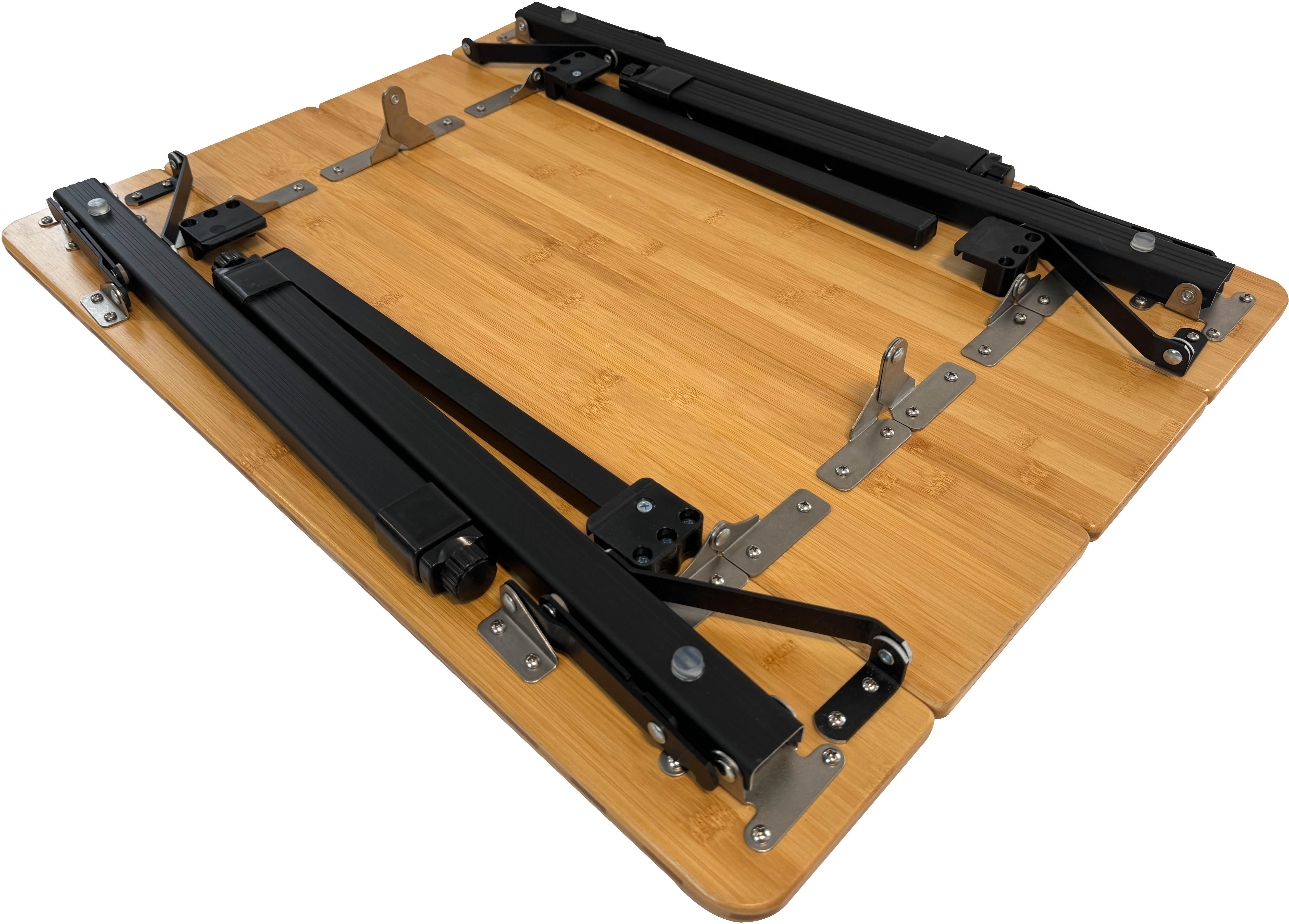 Bamboo Camping Table 4 Folding 65cm x 50cm