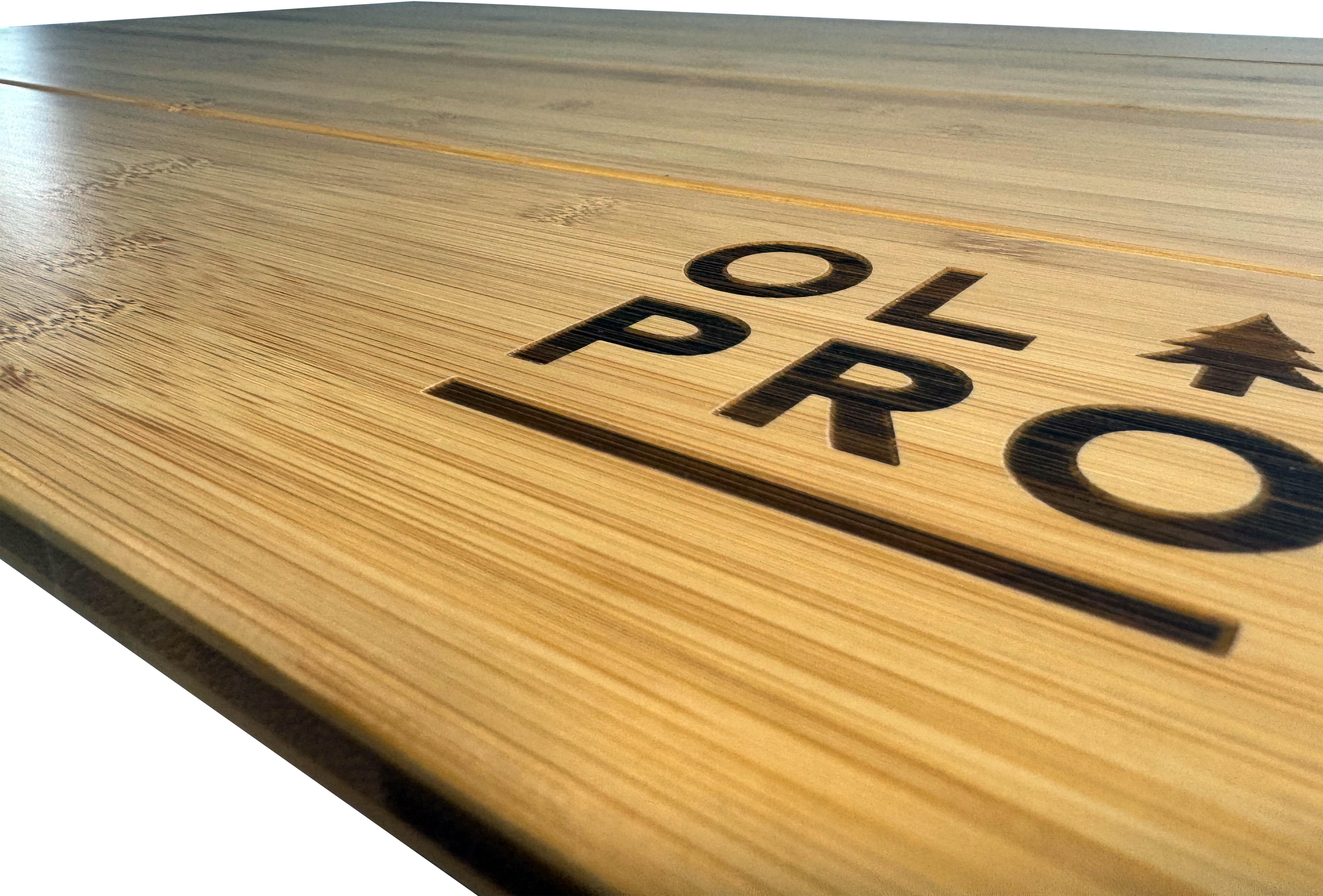 Bamboo Camping Table 4 Folding 65cm x 50cm