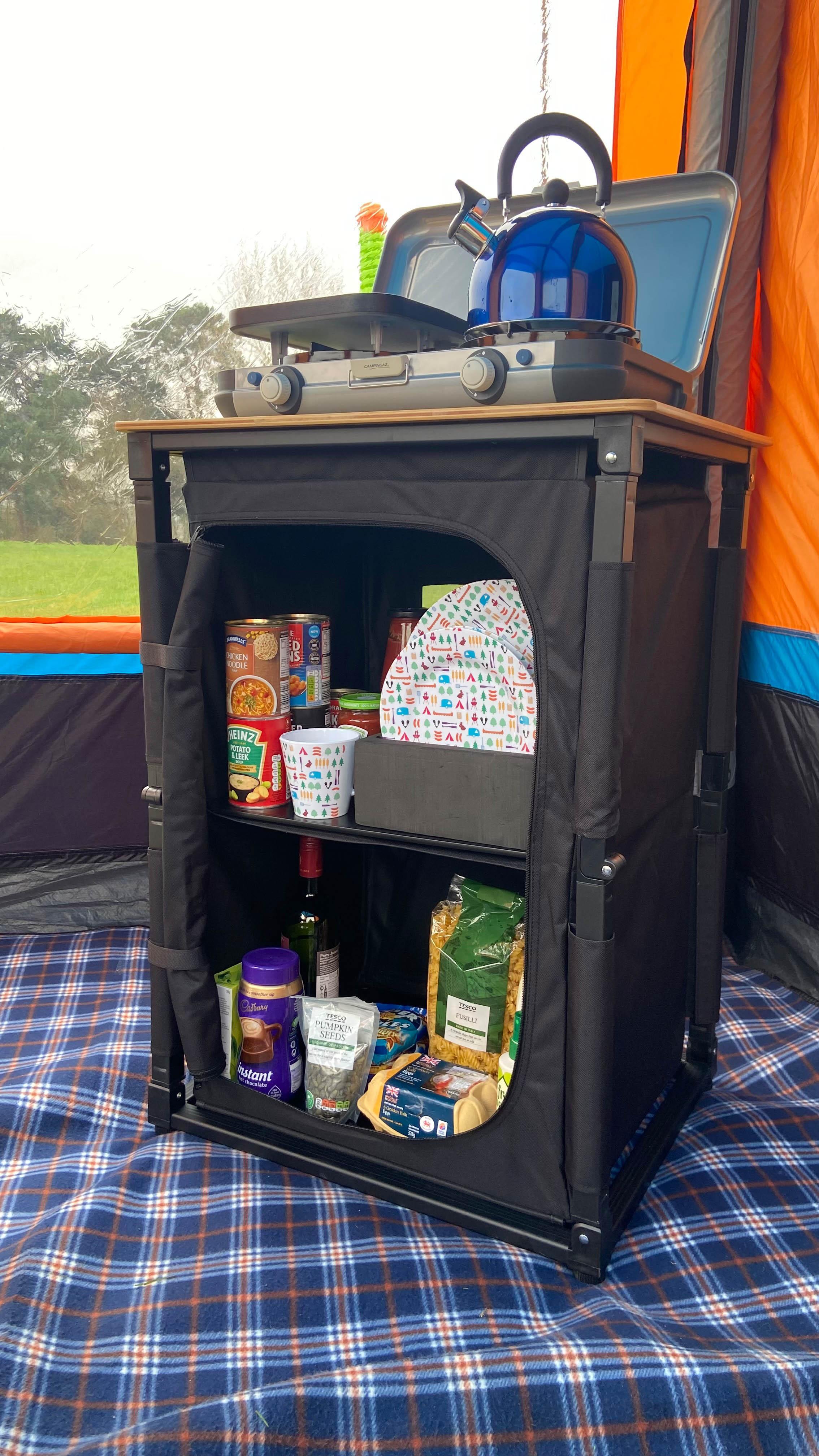 Bamboo Cooking Table 60cm x 49cm x 82cm