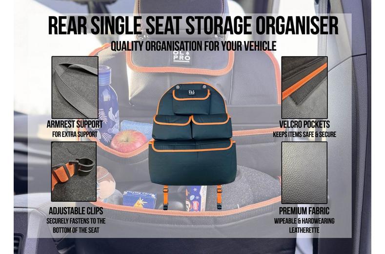 T5 Single Seat Storage - Orange T5 Single Seat Storage - Orange