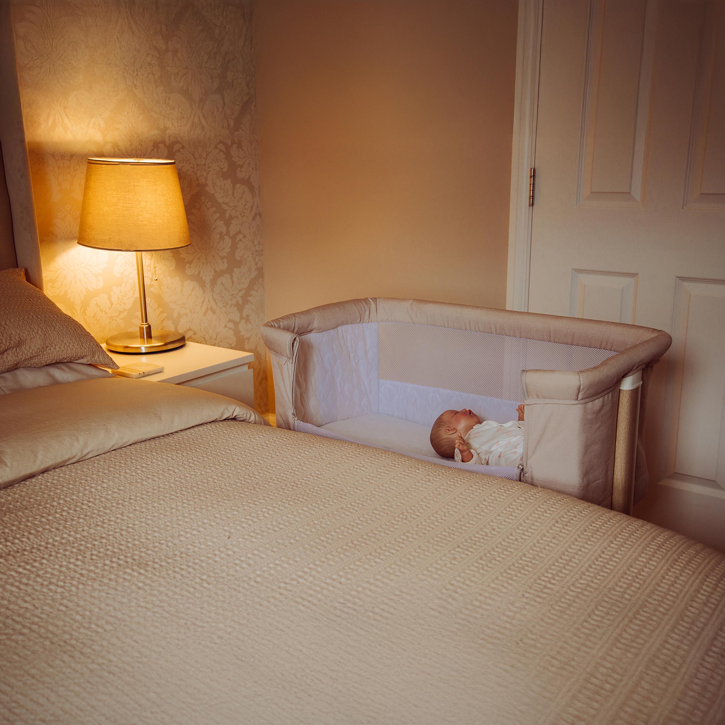 Red Kite Rockabye Bedside Crib