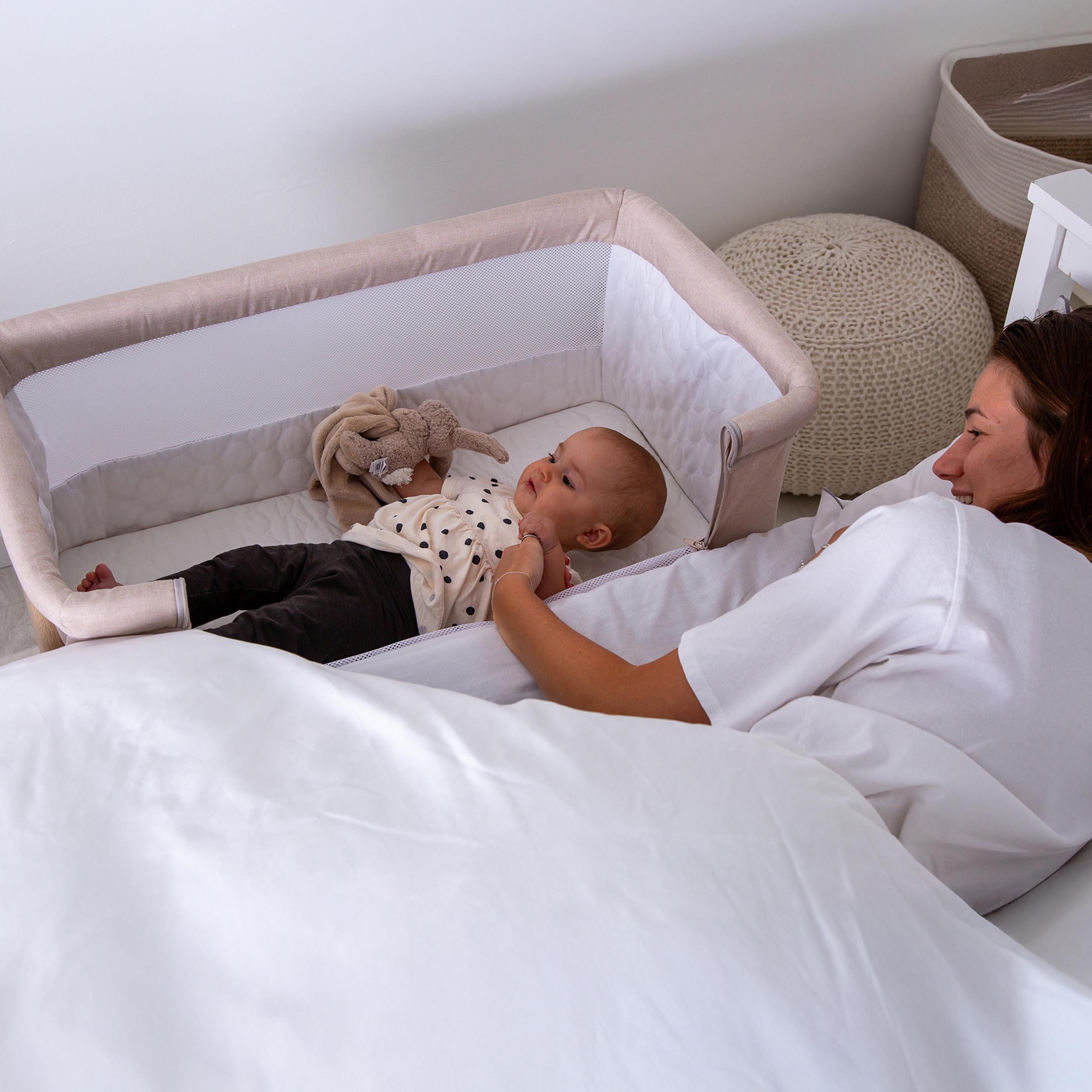 Red Kite Rockabye Bedside Crib