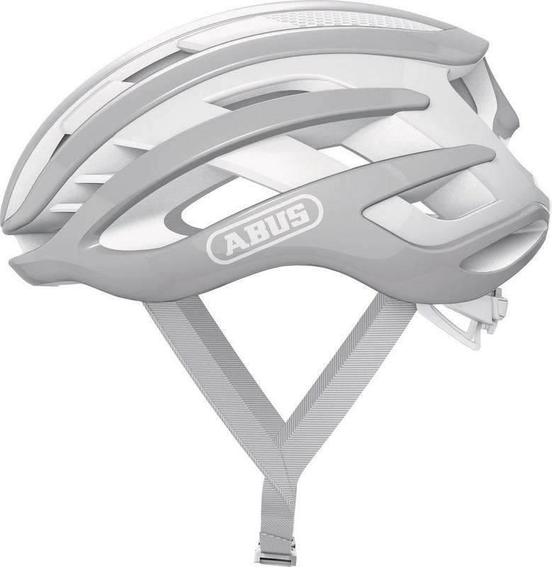 Halfords Abus Airbreaker Road Helmet, Pure Grey, M | Extra 8% off for BC Members